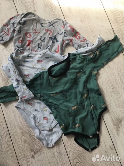 Одежда пакетом для новорожденных размер 56-74