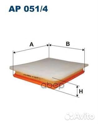 Фильтр воздушный opel AP0514 Filtron