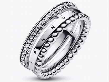 Оригинальное кольцо Pandora серебро 925 пробы