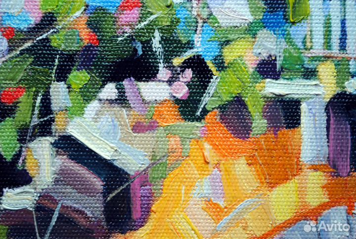 Картина маслом пейзаж Картина с природой 20х20