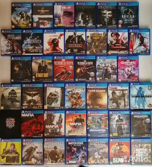 Игры PS4 PS3 Диски PS5 / Диски PS3 PS4 Игры PS5