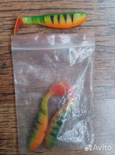 Силиконовые приманки,разные