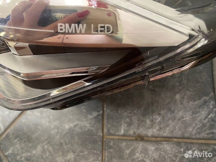 Фара BMW F30 led хром