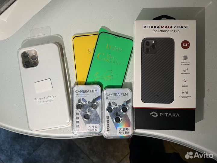 Чехол pitaka и аксессуары на iPhone 12 pro