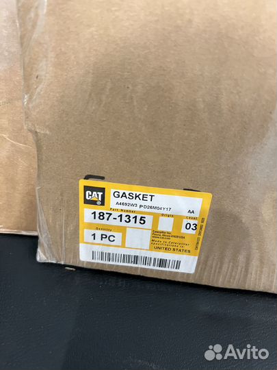 Прокладка гбц CAT C9 187-1315