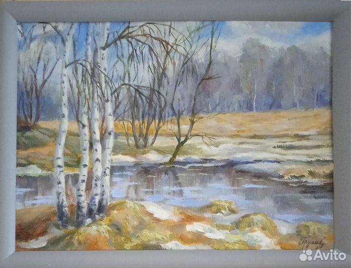 Картина маслом, пейзаж