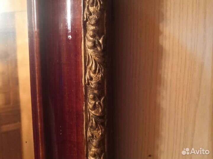 Зеркало старинное в раме напольное