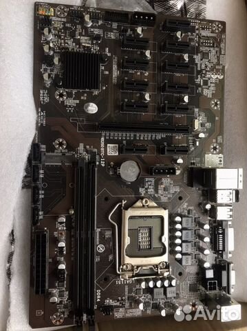 Материнская плата btc b250c не рабочая