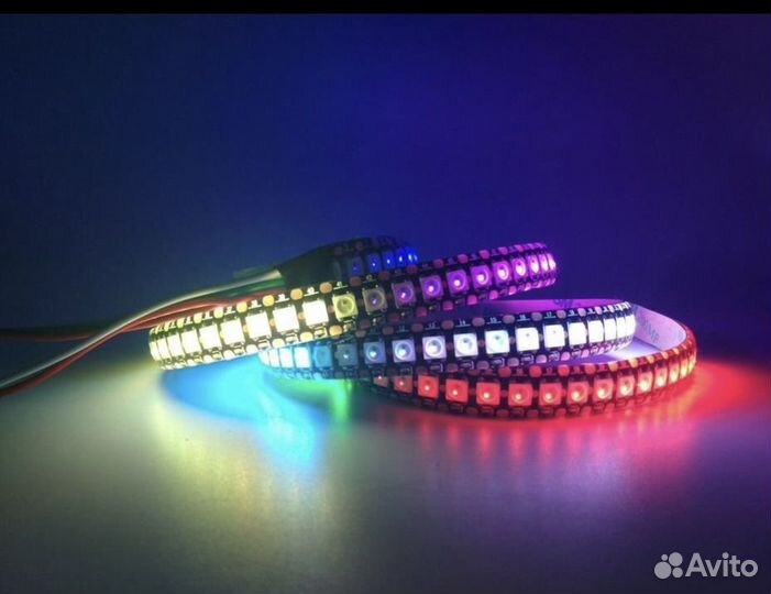 Светодиодная лента с пультом новая 20 метров