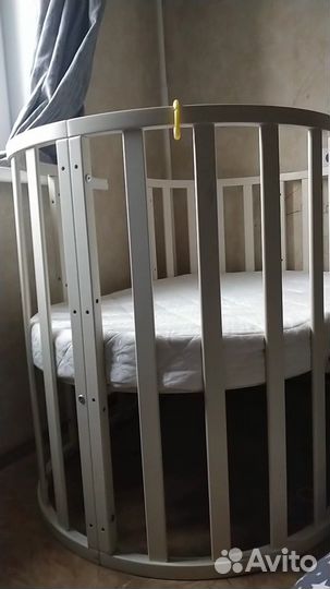 Детская овальная кроватка