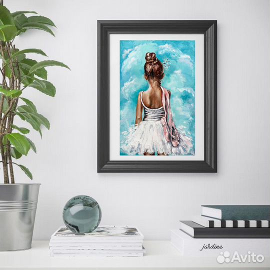 Картина маслом Балерина Картина с балериной