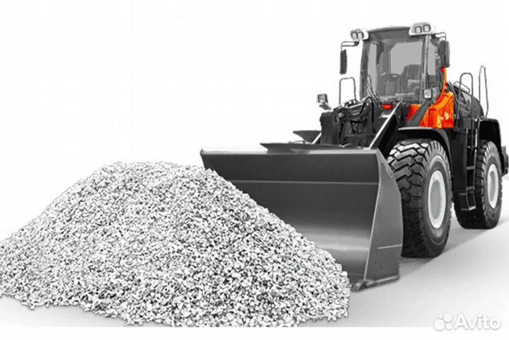 Доставка щебня песка