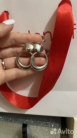 Серебряные серьги