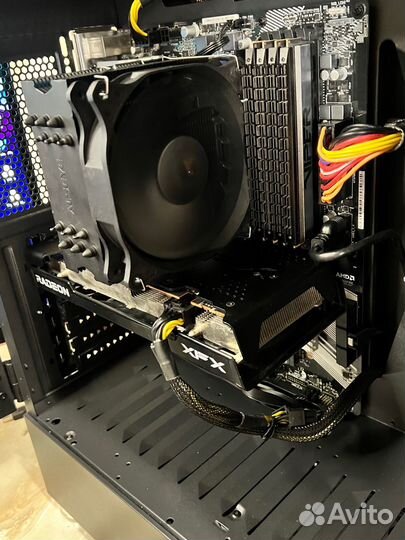 Игровой пк r5 5600x / 6600xt / 16ram