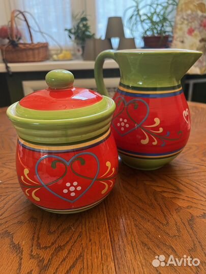 Кувшин и боченок керамика