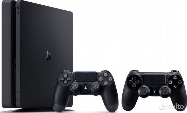 PS4 Slim 500гб (обмен, 2 джоя, Гарантия)