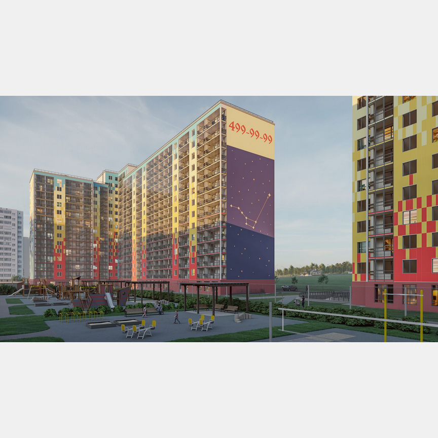 1-к. квартира, 40,4 м², 7/15 эт.