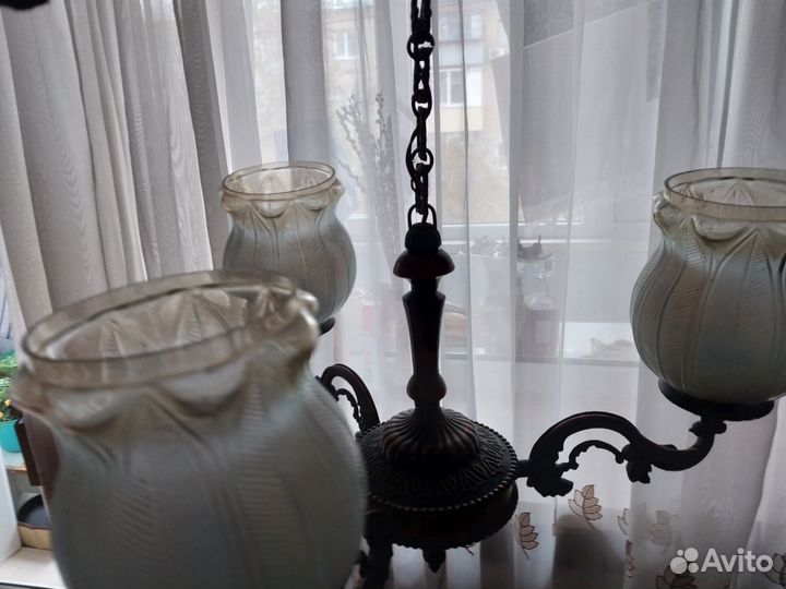 Люстра потолочная подвесная бу