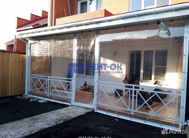 Мягкие окна для террас