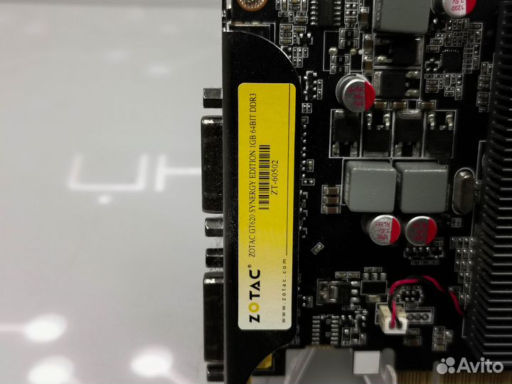 Видеокарта 1Gb zotac GT620 Synergy Edition DDR3 (6