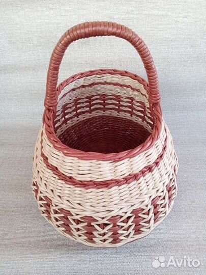 Корзина плетеная для грибов