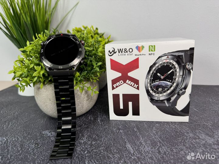 Смарт часы мужские классические x5 SMART watch