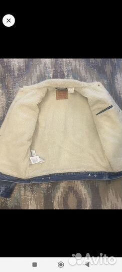 Джинсовая куртка levis sherpa