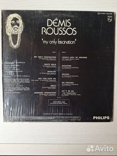 Винил.пластинка Demis Roussos 1974