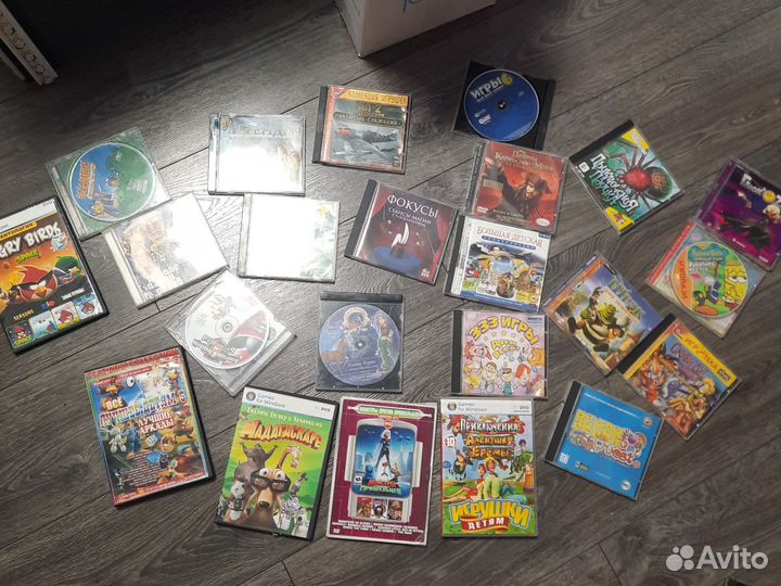 Старые компьютерные игры диски