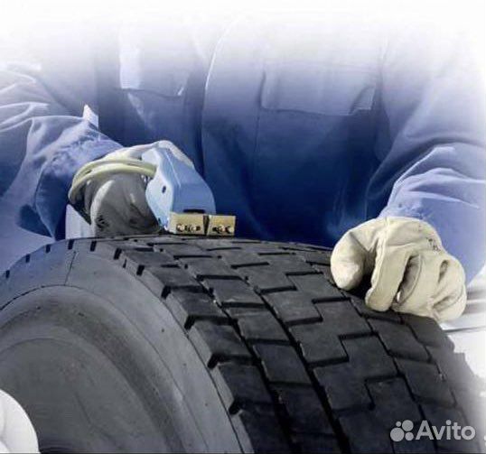 Как нарезать протектор на шине грузовика?