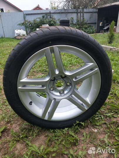 Колесо audi r17 оригинал бу количество 1шт
