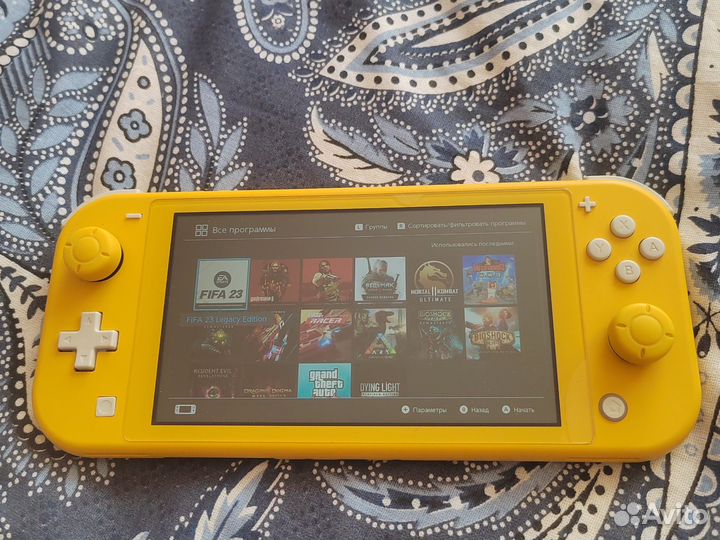Nintendo switch lite с играми