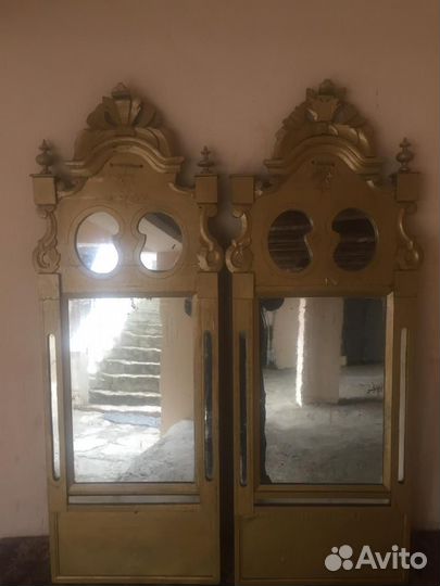 Зеркало старинное в раме