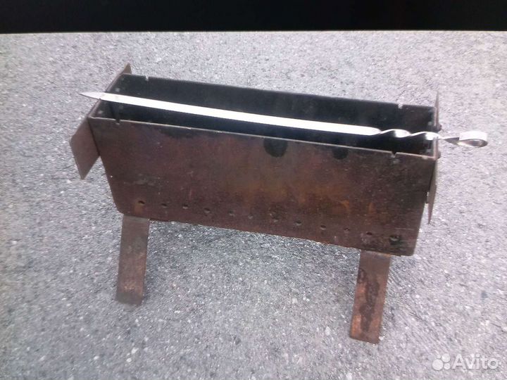 Мангал под один шампур