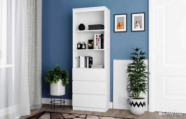 Стеллаж Норд белый