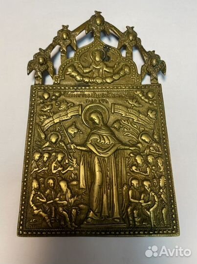 Иконка латунь