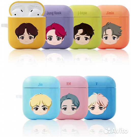 Чехол для airpods bts tiny tan