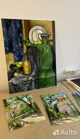 Картина маслом на холсте пленеры