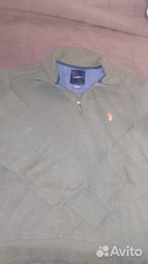 Us polo assn кофта на молнии 1/4