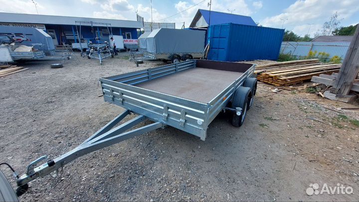 Прицеп двухосный мзса 817736.022. Оцинкован