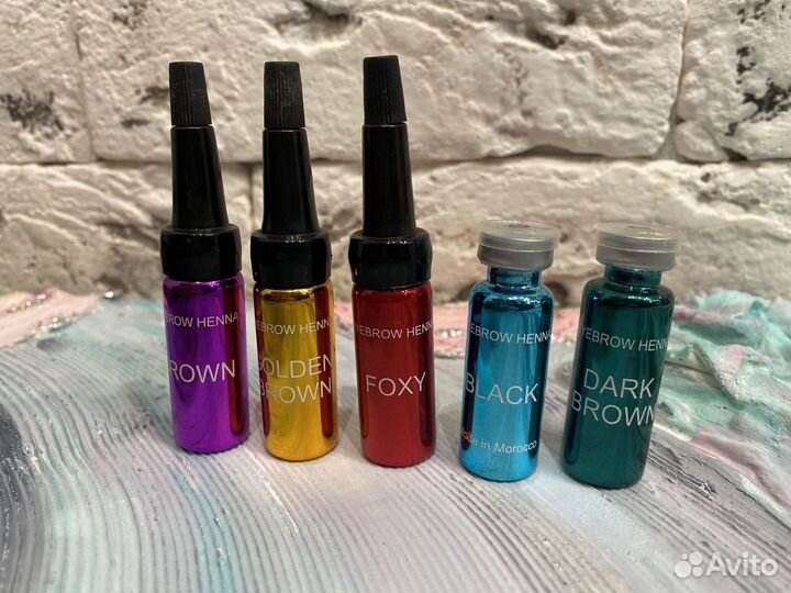 Хна для бровей ekko beauty