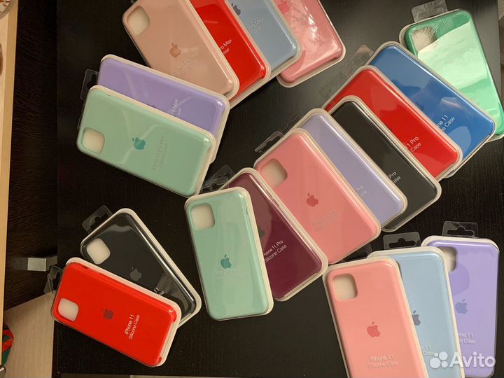 Силиконовые кейсы на iPhone 10/11/12/13/14
