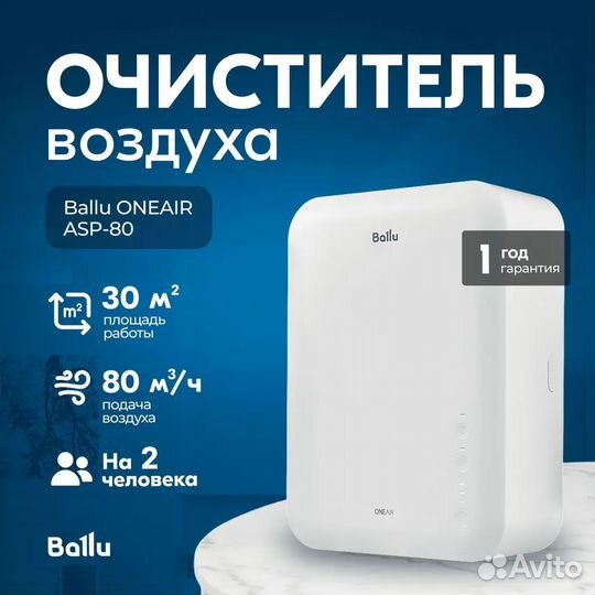 Очиститель воздуха приточный Бризер Ballu