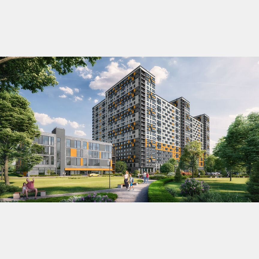 Апартаменты-студия, 27,1 м², 21/24 эт.