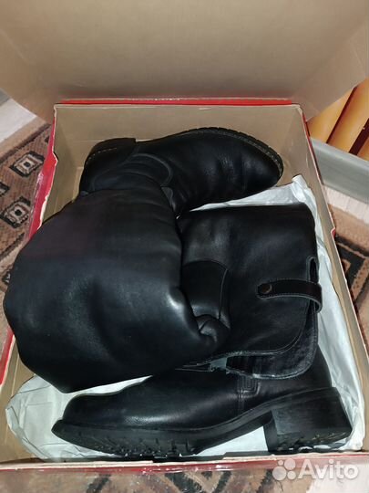 Сапоги натуральная кожа тофа 38