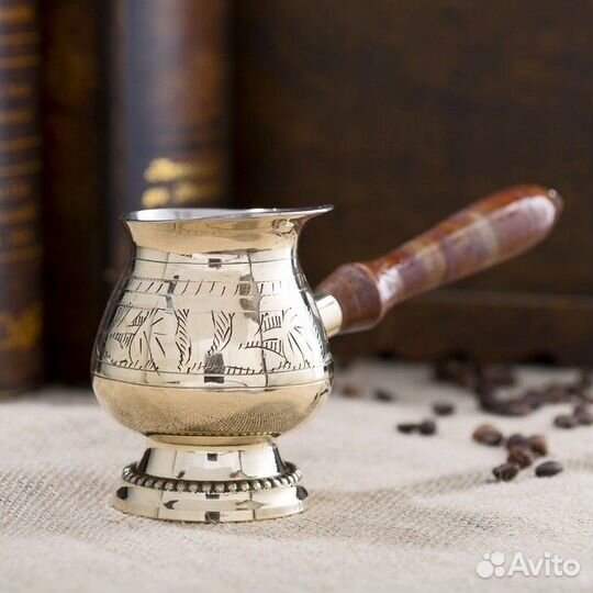 Турка латунь 'Гэйа' 200 мл 20х7,5х9,5 см