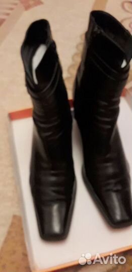 Полусапоги демисезонные, натур. кожа, 41 размер