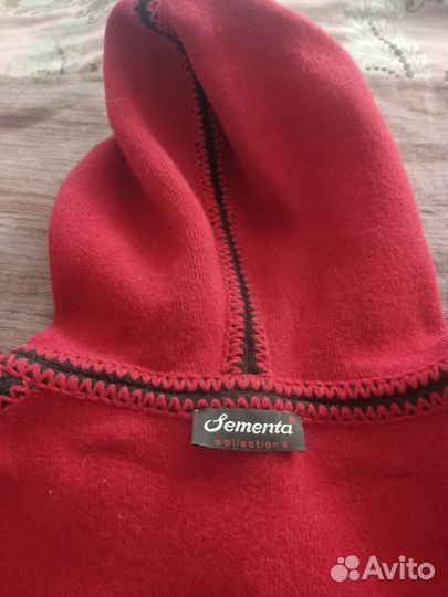 Кофта женская шерстяная, Sementa, красный