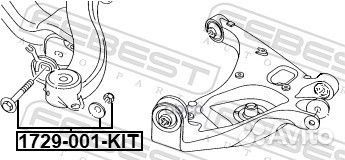 Болт эксцентрик VAG рем.к-кт 1729-001-KIT Febest