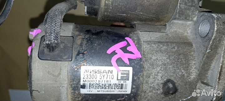 Стартер Nissan Teana J31 VQ23 Ниссан Теана VQ35